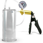 Ultima Black Penis Pump Ergonomic Grips with Gauge 9" x 4.10" Cylinder Diameter