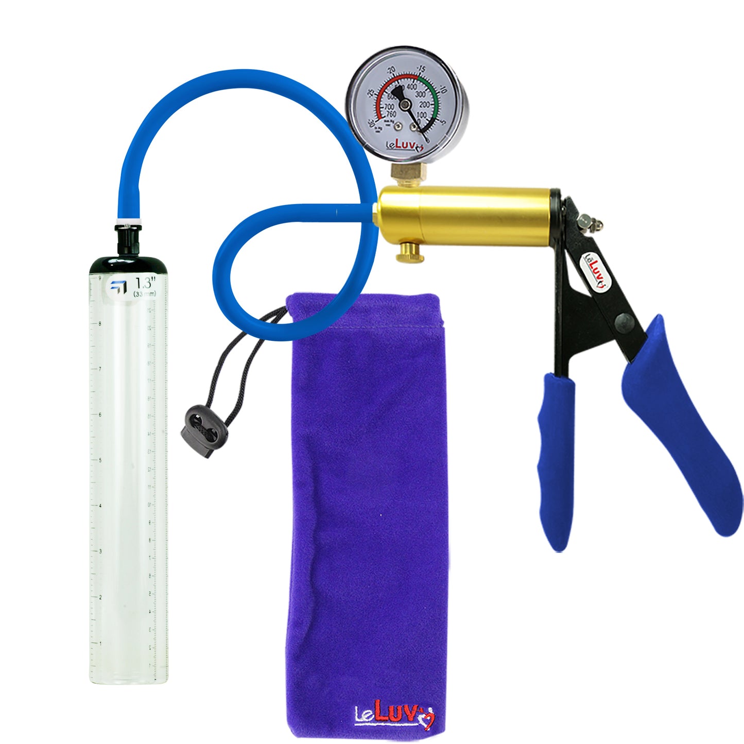 Blue + Gauge / 9" x 1.3"