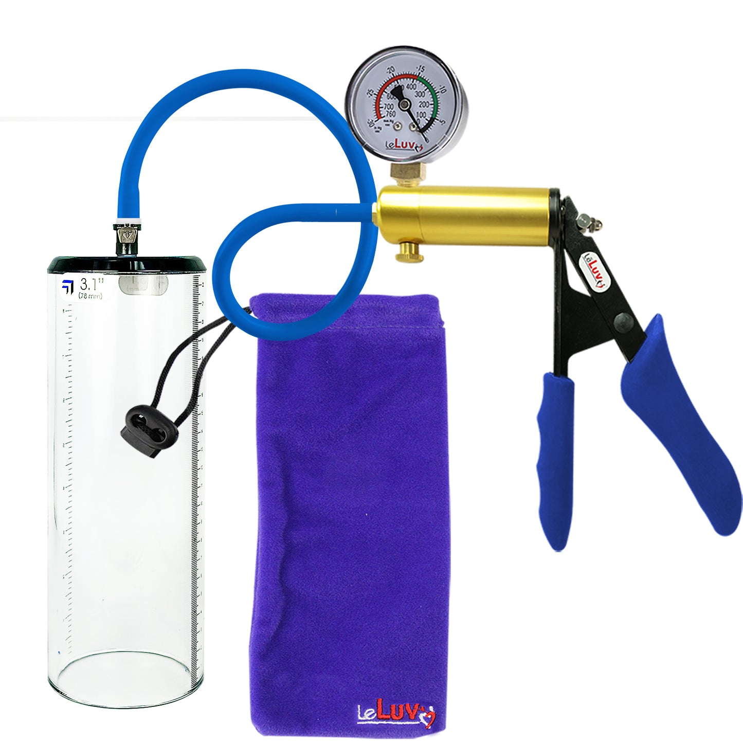 Blue + Gauge / 9" x 3.1"