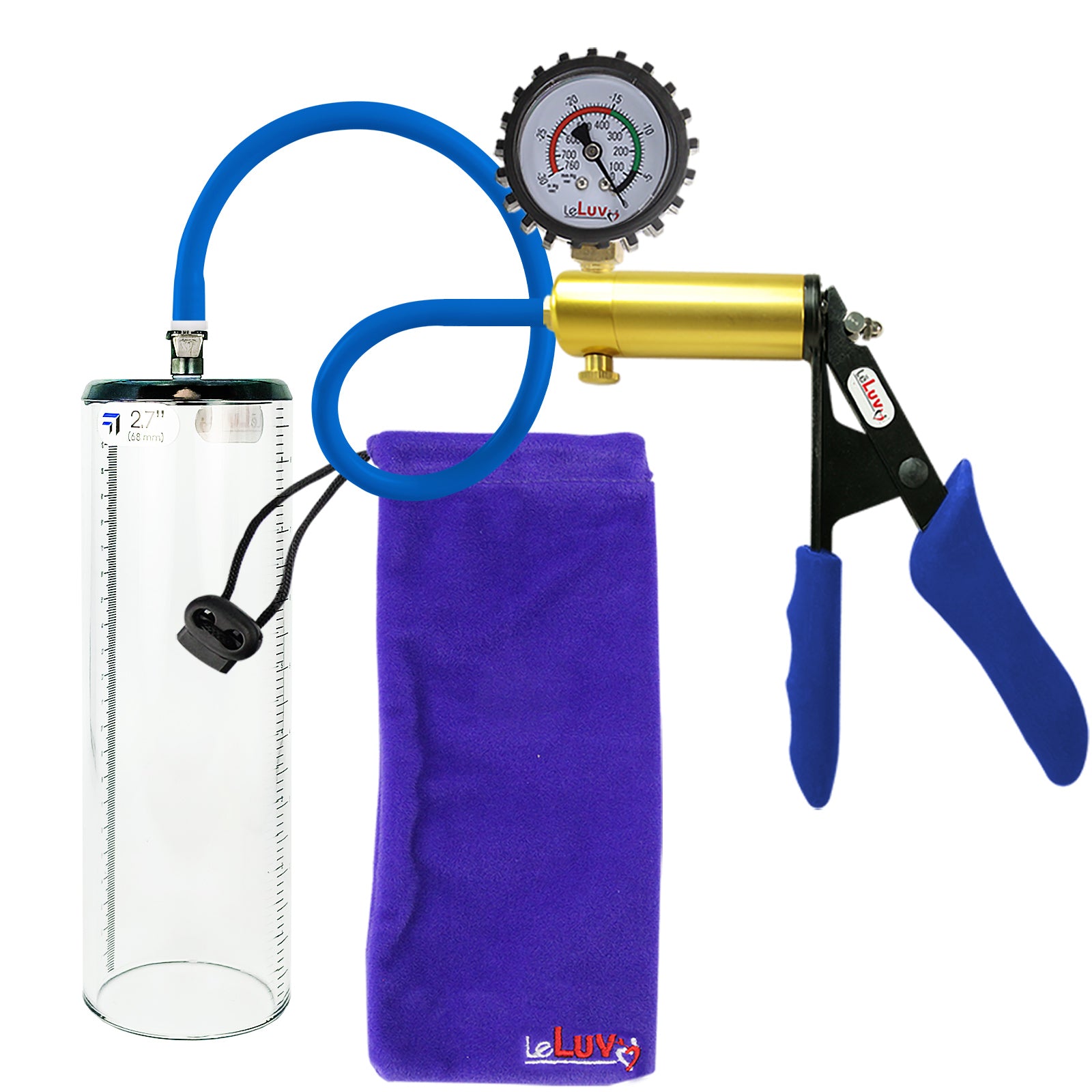 Blue + Protected Gauge / 9" x 2.7"