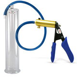 Ultima Brass Blue Silicone Grip, Silicone Hose | Penis Pump + 12" x 2.50" Cylinder