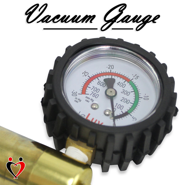 LeLuv Ultima Premium Penis Pump - Silicone Grip & Hose with Thick-Walled Cylinder