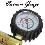 LeLuv Penis Pump - Silver Ultima Handle, Black Rubber Grip, Clear Hose - Thick-Walled Cylinders
