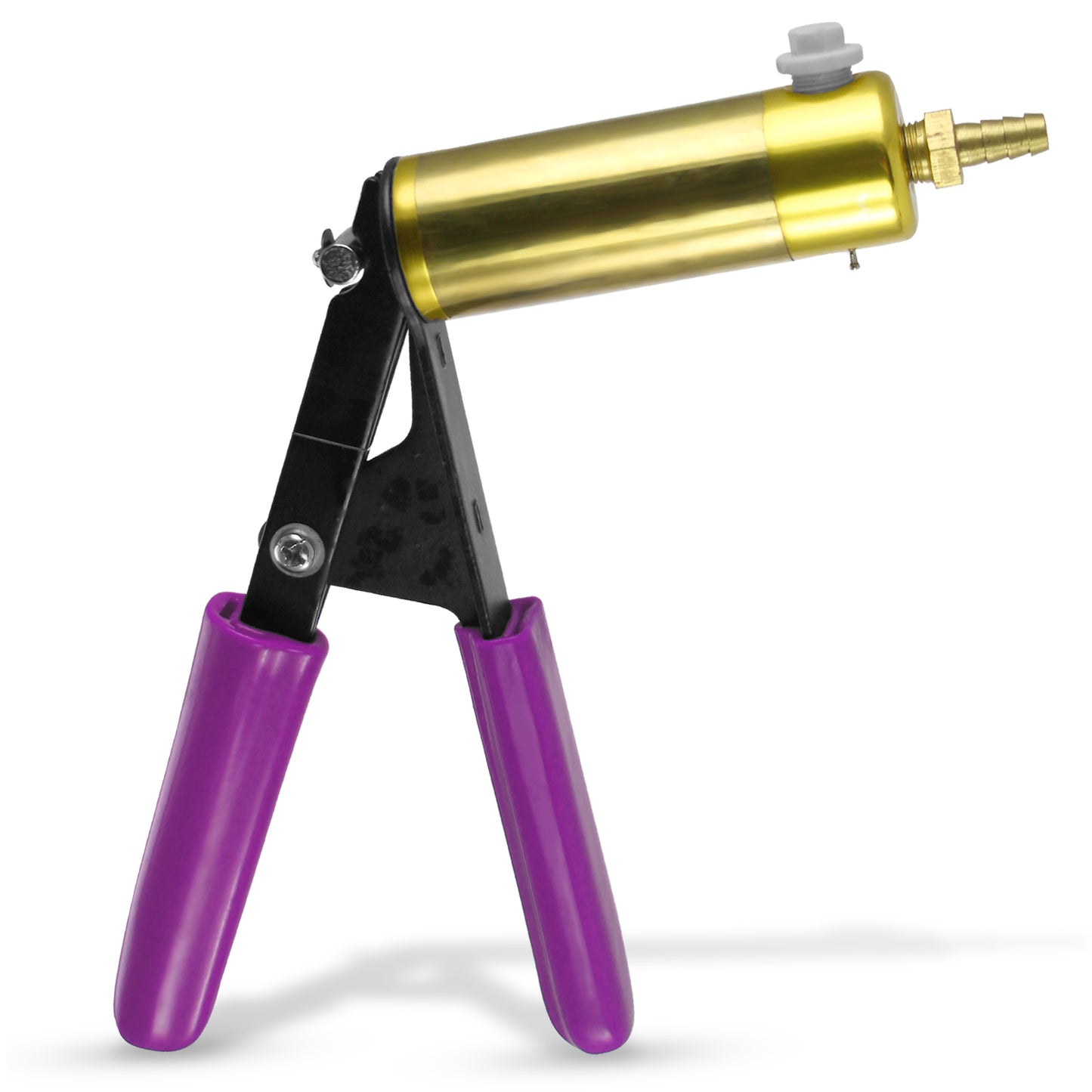Ultima Brass Handle w/ Purple Rubber Grips - No Gauge