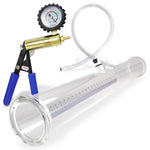 Blue Ultima Gauge & Cover Buddy Penis Pump 16" x 2.0"