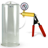 ULTIMA Red Vacuum Penis Pump with Gauge 12" x 5.00" Cylinder Diameter