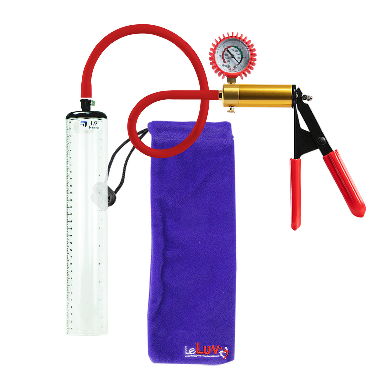 Red + Protected Gauge / 12" x 1.9"