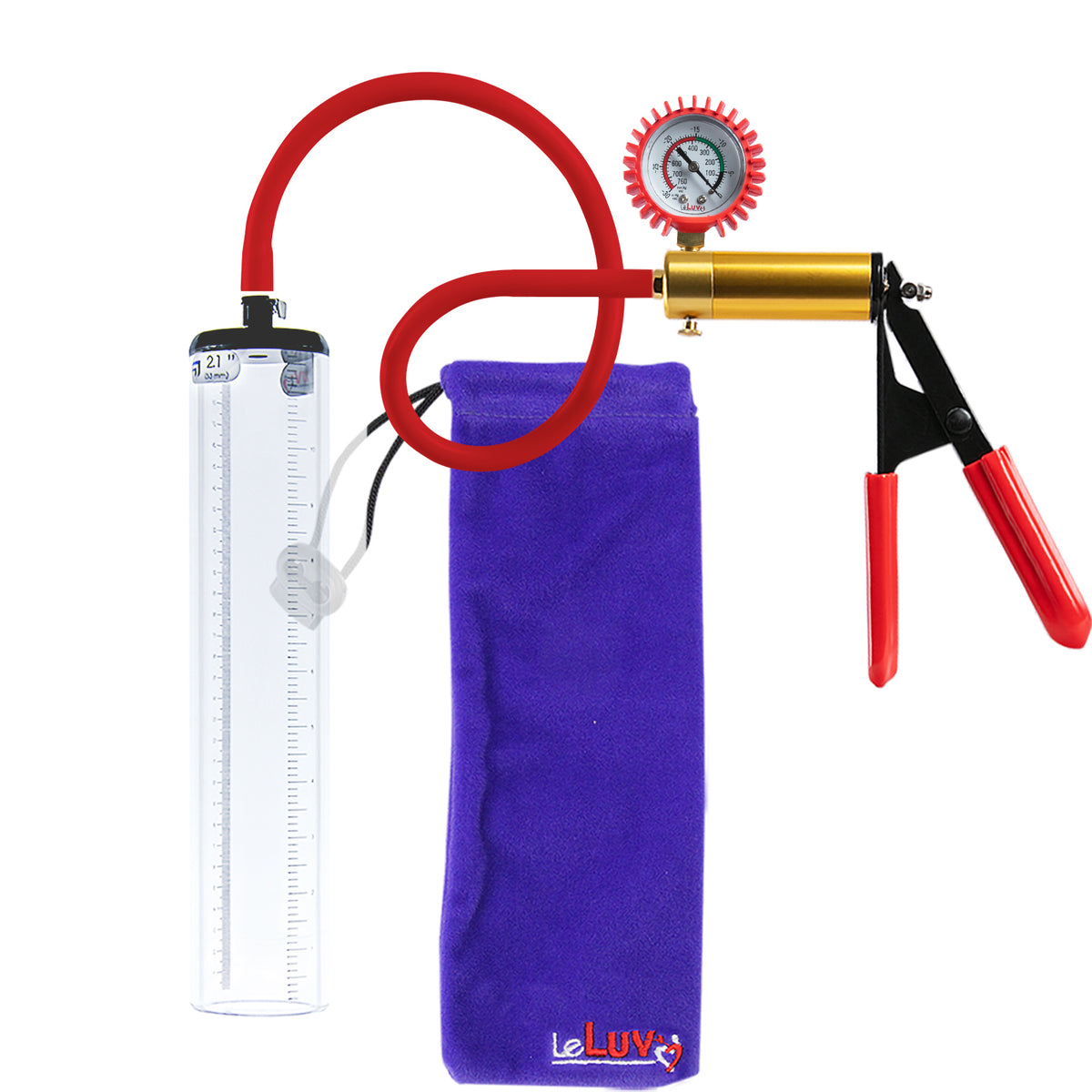 Red + Protected Gauge / 12" x 2.1"