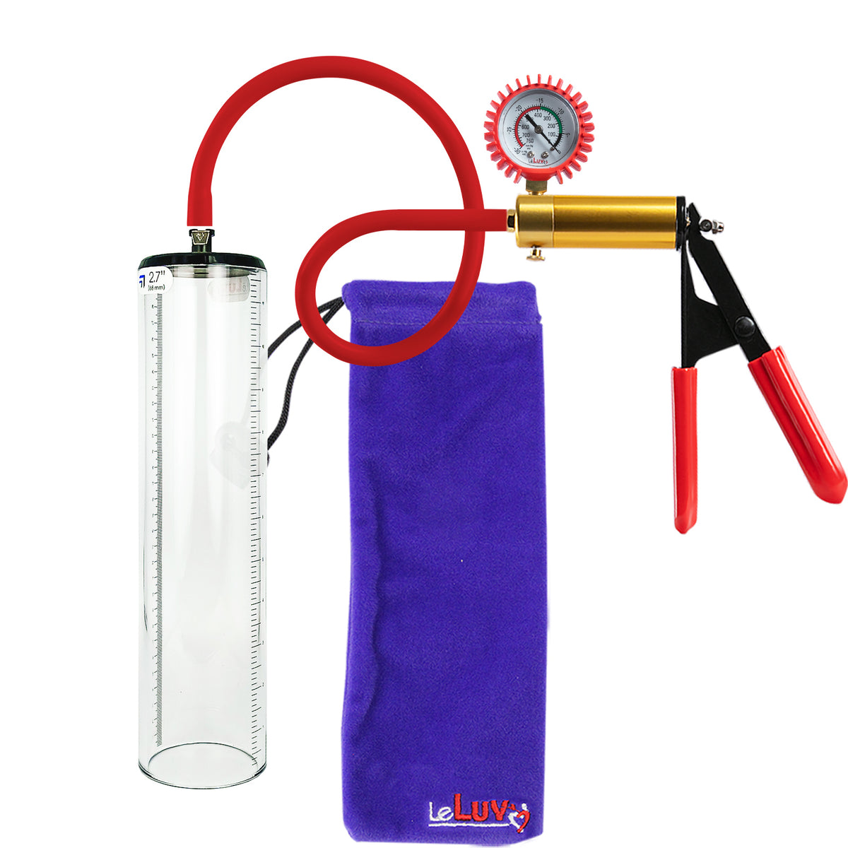 Red + Protected Gauge / 12" x 2.7"