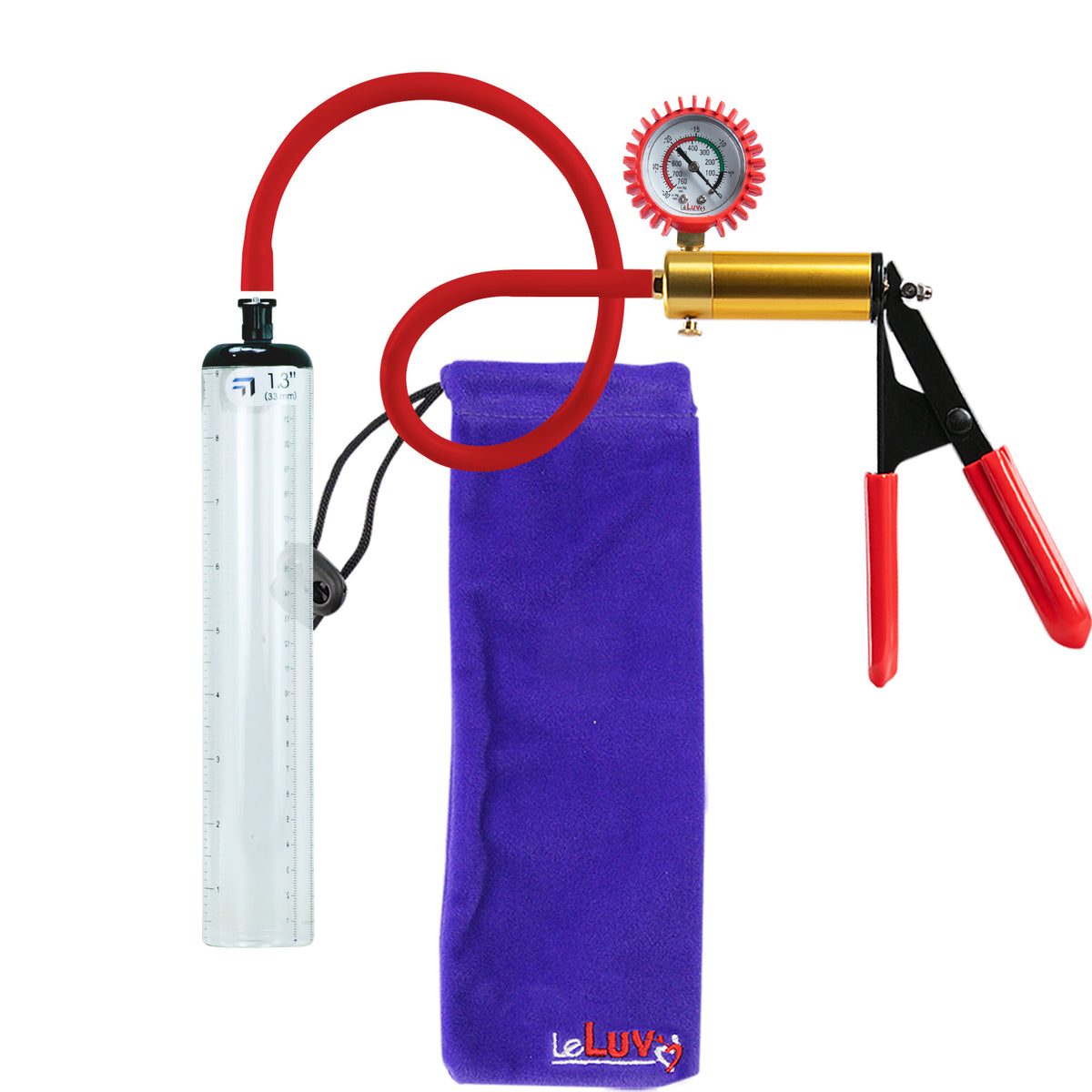 Red + Protected Gauge / 9" x 1.3"