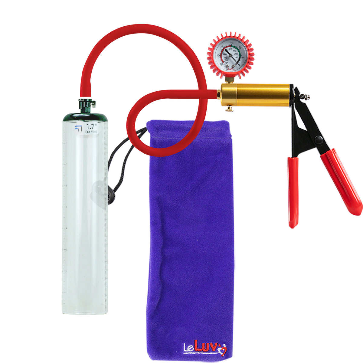 Red + Protected Gauge / 9" x 1.7"