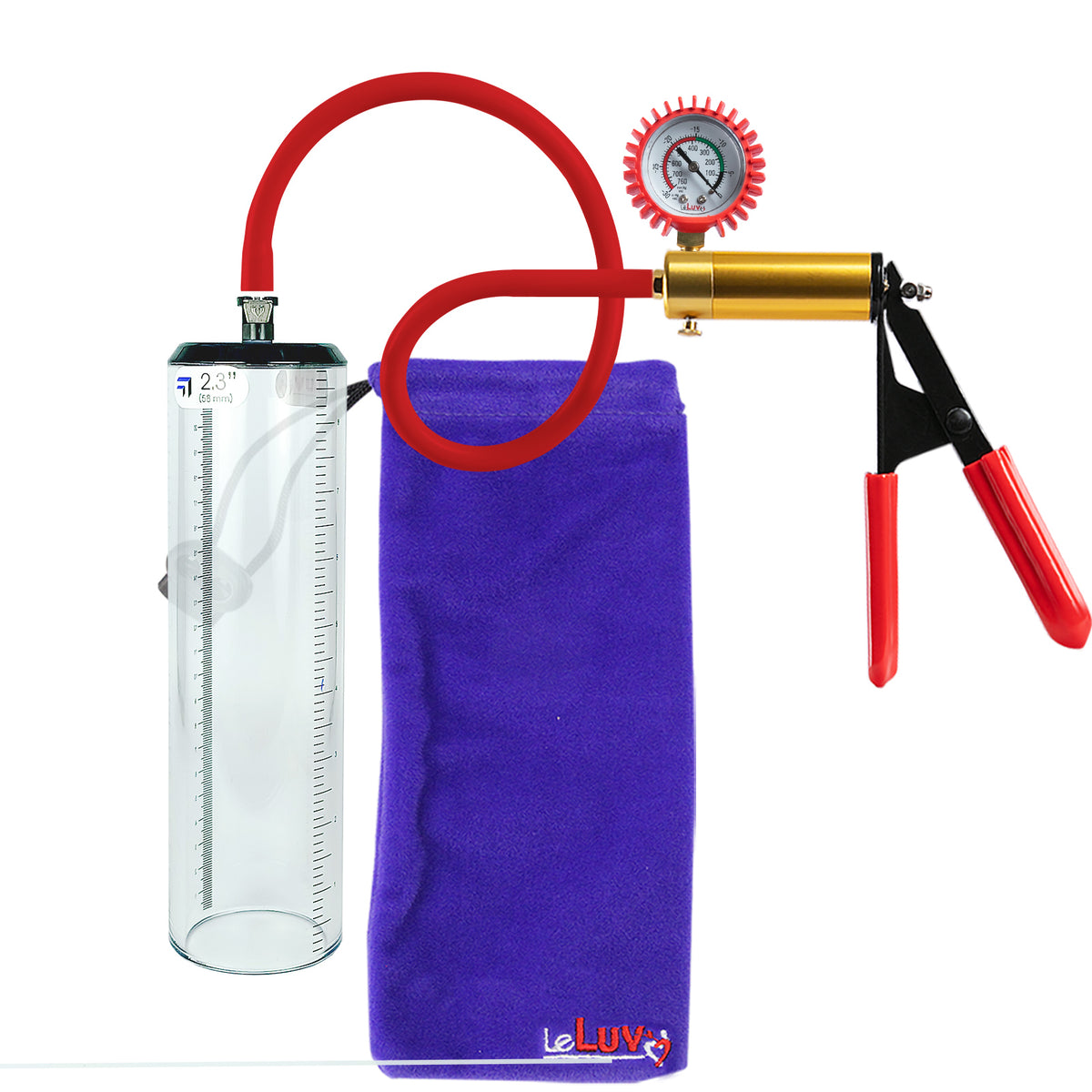 Red + Protected Gauge / 9" x 2.3"