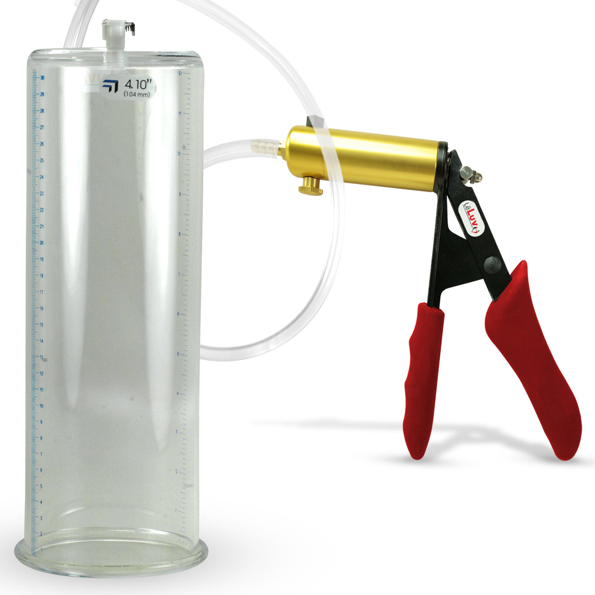 ULTIMA Red Penis Pump Silicone Grip | 12" x 4.10" Diameter Cylinder
