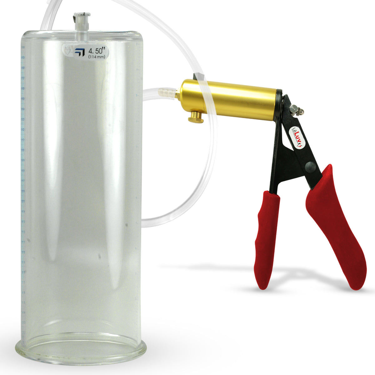 ULTIMA Red Penis Pump Silicone Grip | 12" x 4.50" Diameter Cylinder