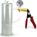 ULTIMA Red Penis Pump Silicone Grip Gauge 12" x 4.10" Diameter Cylinder