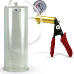 ULTIMA Red Penis Pump Silicone Grip Gauge 12" x 4.50" Diameter Cylinder