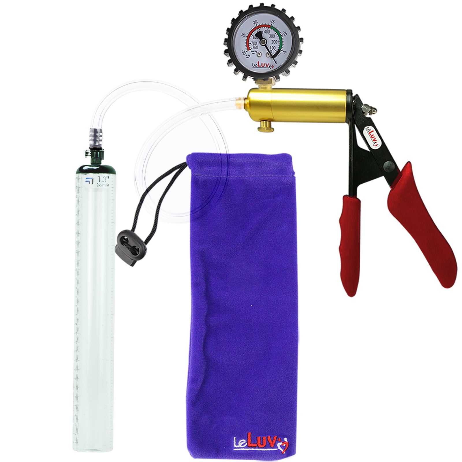 Red + Protected Gauge / 12" x 1.3"