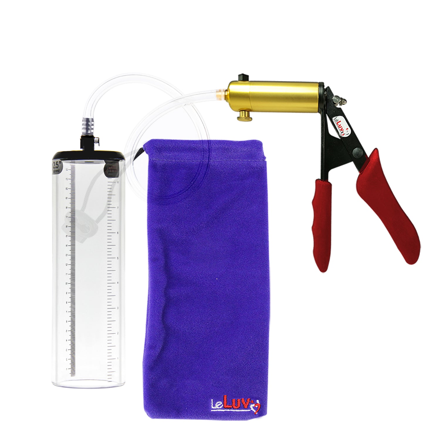LeLuv Ultima Penis Pump - Premium Silicone Hose and Grips with Thick-Walled Cylinders