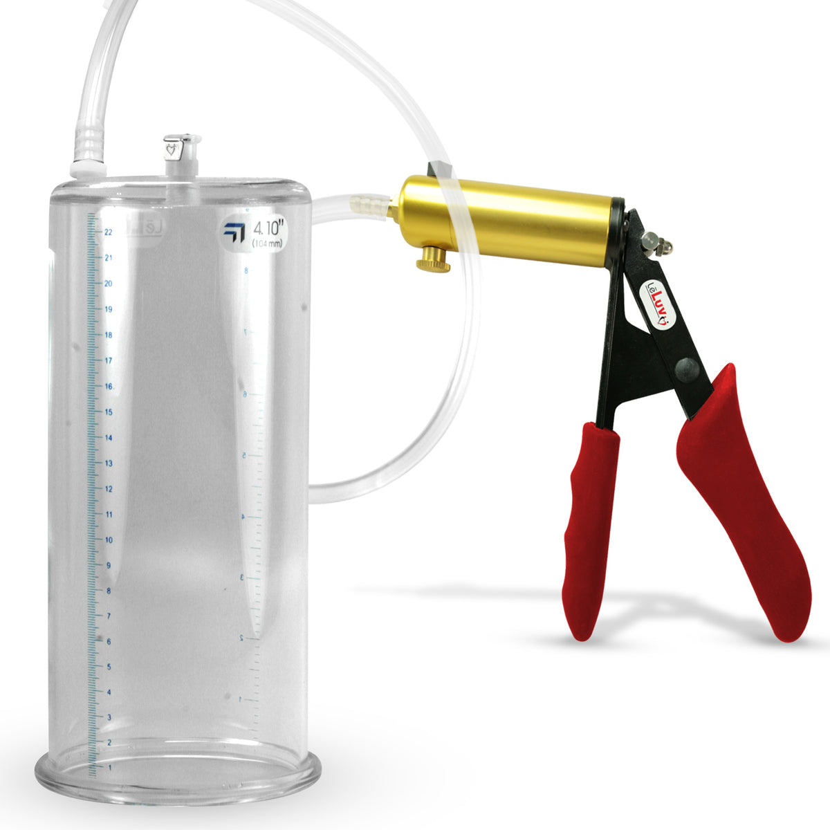 ULTIMA Red Penis Pump Silicone Grip | 9" x 4.10" Diameter Cylinder