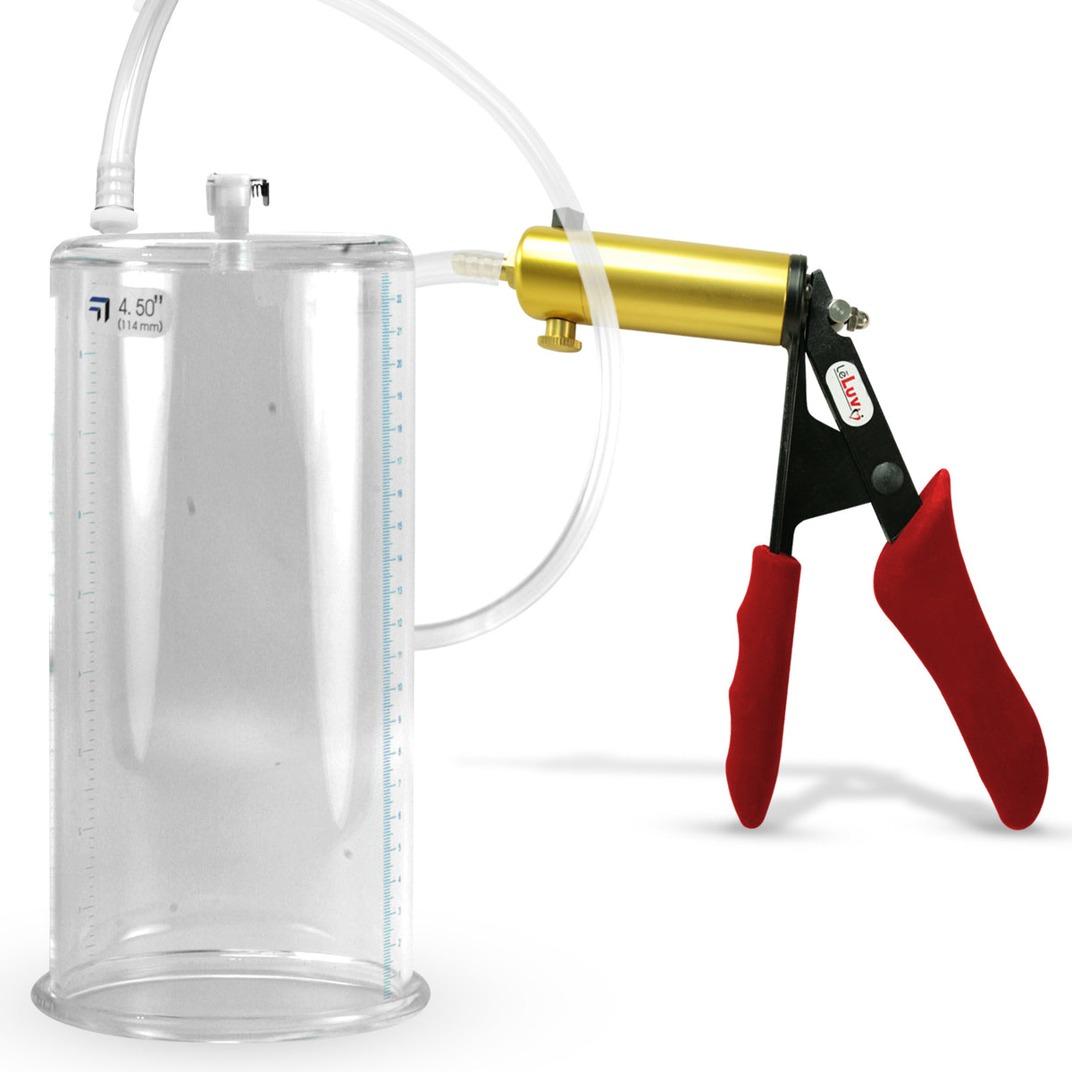 ULTIMA Red Penis Pump Silicone Grip | 9" x 4.50" Diameter Cylinder