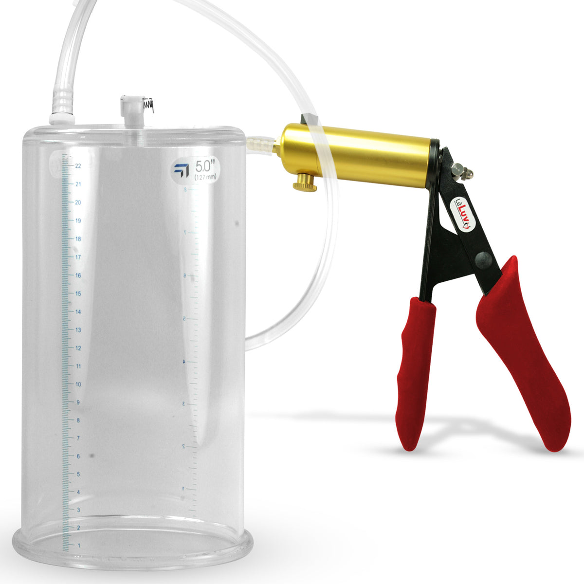 ULTIMA Red Penis Pump Silicone Grip | 9" x 5.00" Diameter Cylinder