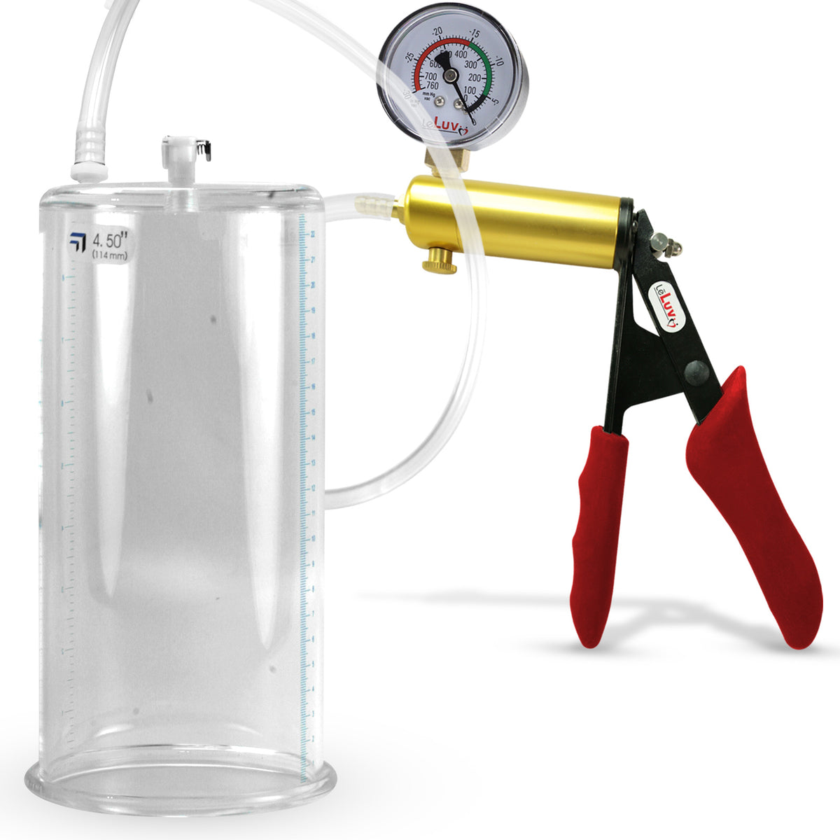 Pump ULTIMA Red Gauge 9" x 4.50" Diameter Cylinder