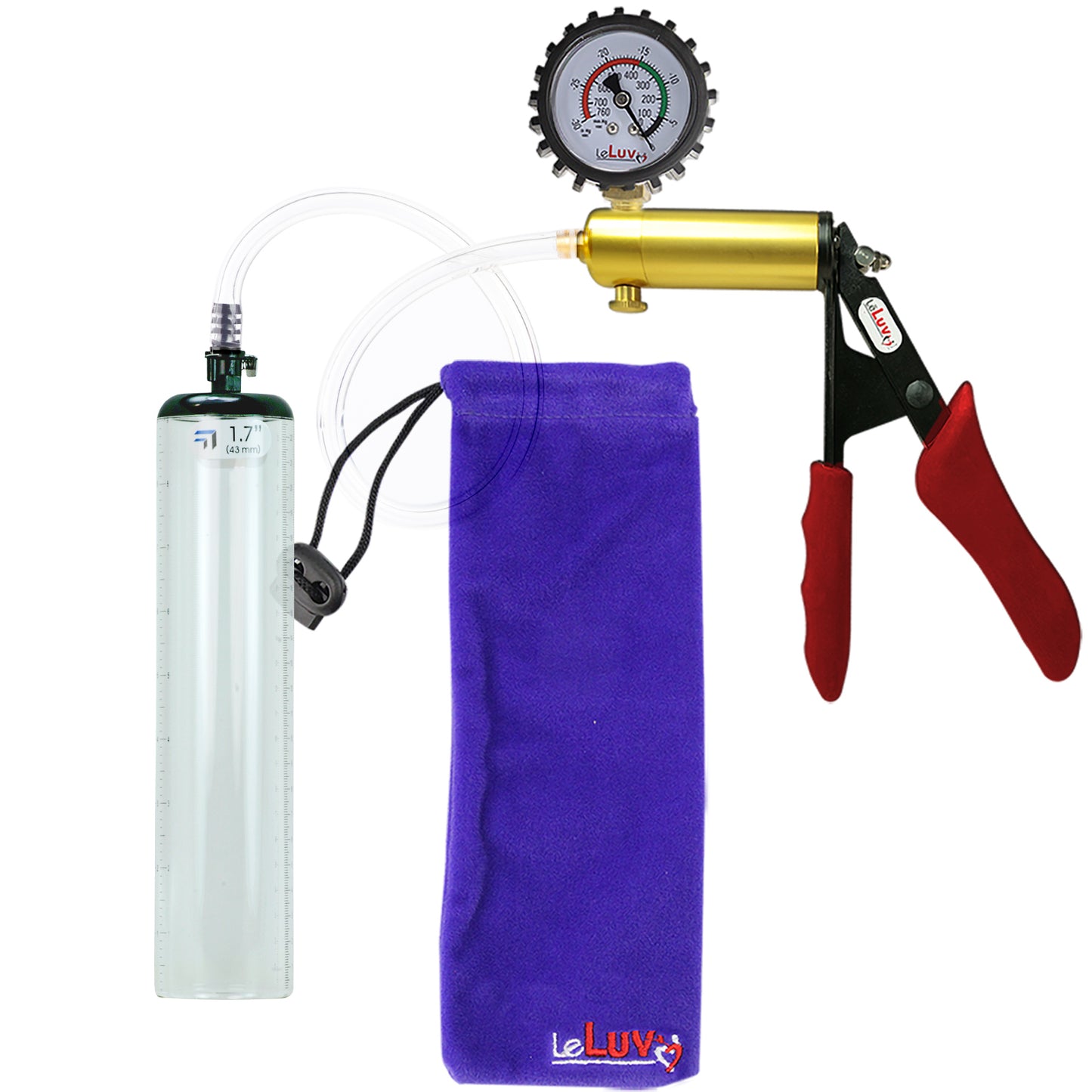 Red + Protected Gauge / 9" x 1.7"