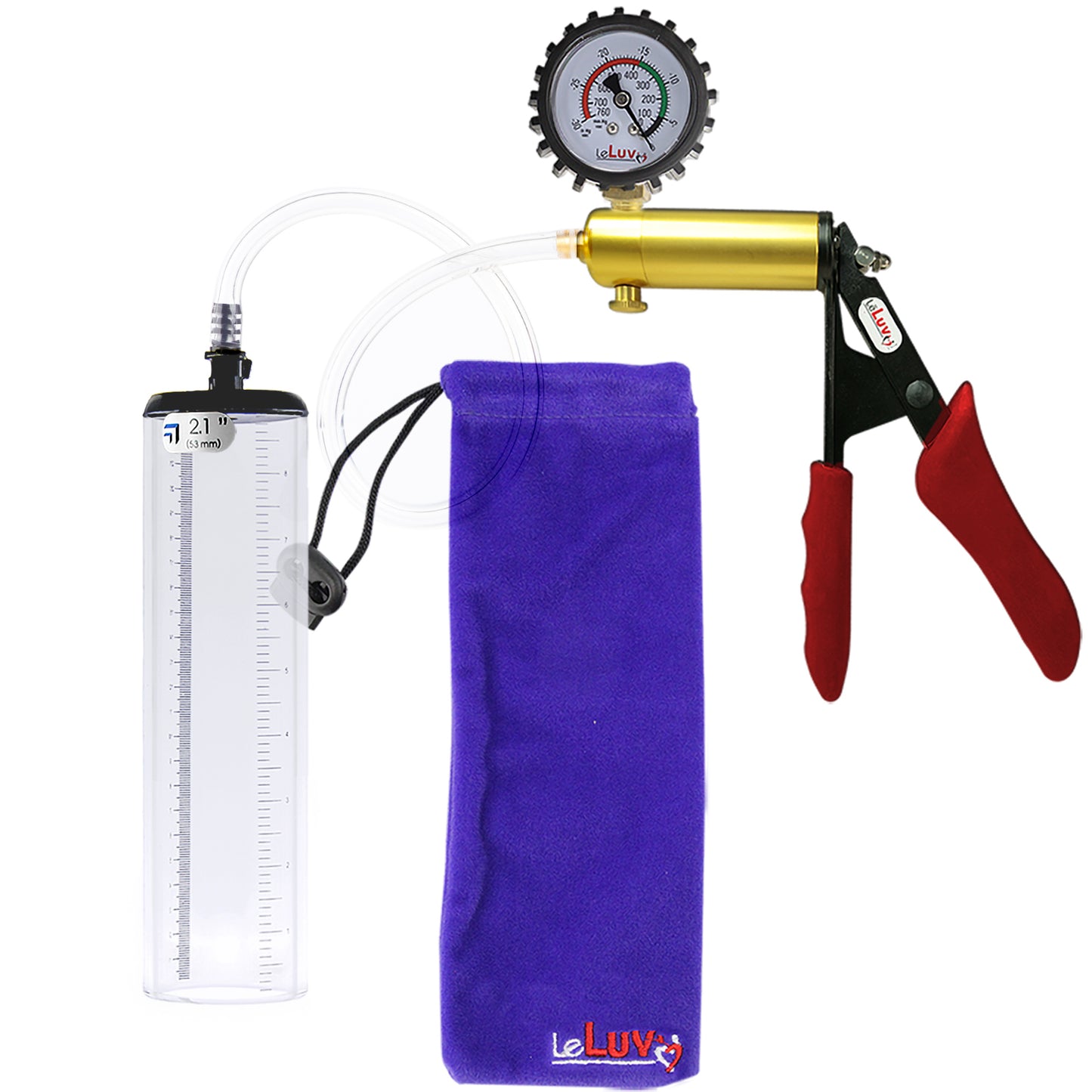 Red + Protected Gauge / 9" x 2.1"