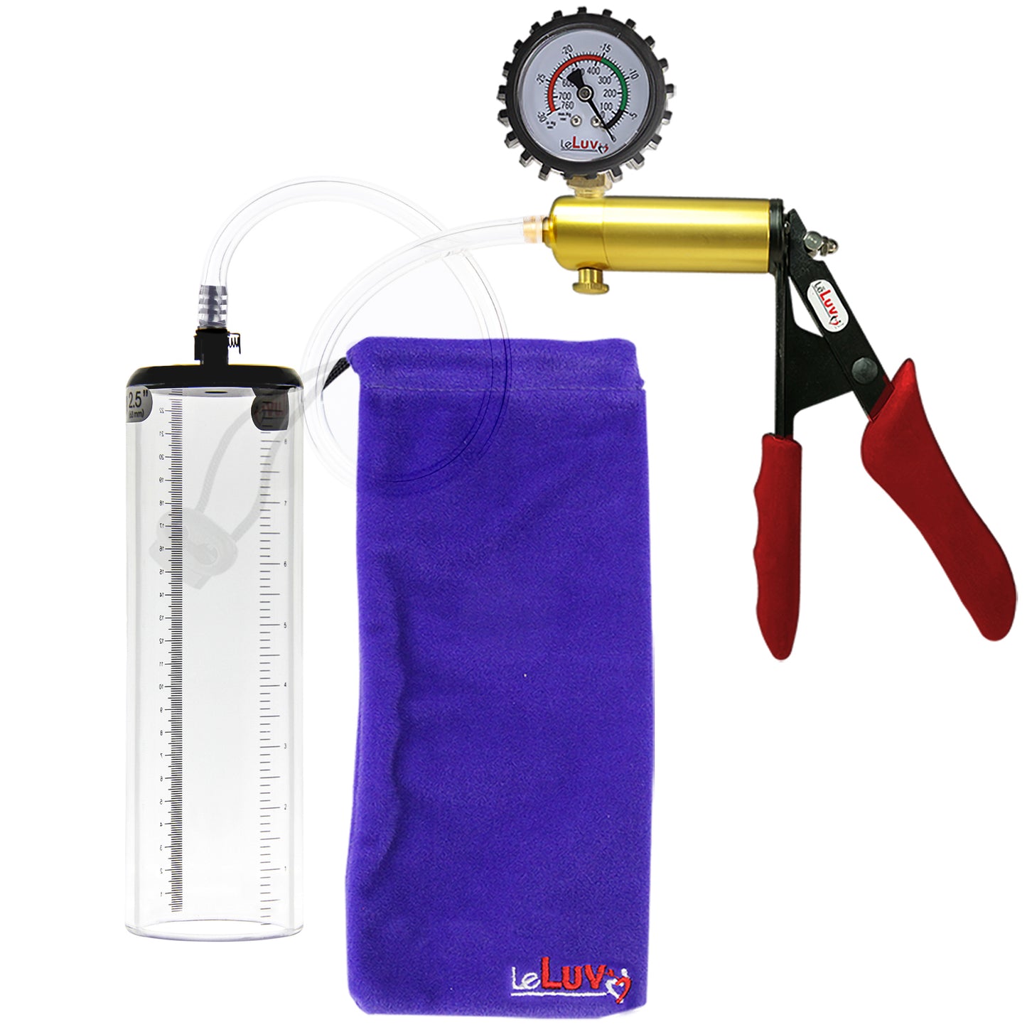Red + Protected Gauge / 9" x 2.5"