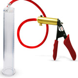 Ultima Red Penis Pump | Premium Grips & Hose | 12" Length - 1.65" Cylinder Diameter