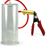 Ultima Red Penis Pump | Premium Grips & Hose | 12" Length - 5.00" Cylinder Diameter