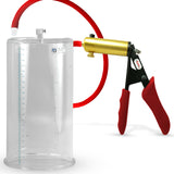 Ultima Red Penis Pump | Premium Grips & Hose | 9" Length - 5.00" Cylinder Diameter