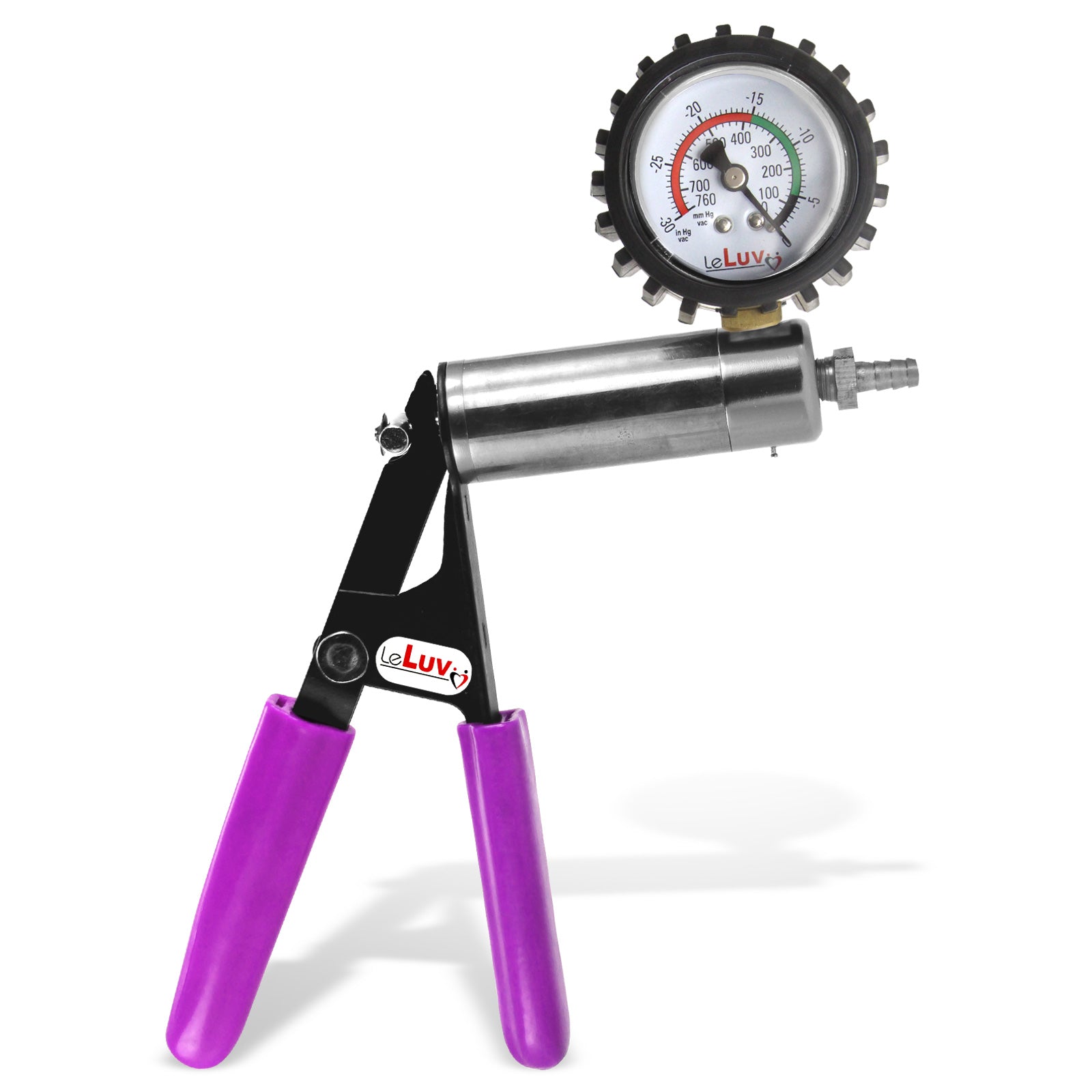 Ultima Silver Handle w/ Purple Rubber Grips - with Protected Gauge
