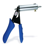 Ultima Silver Pump Handle w/ Blue Silicone Grips - No Gauge