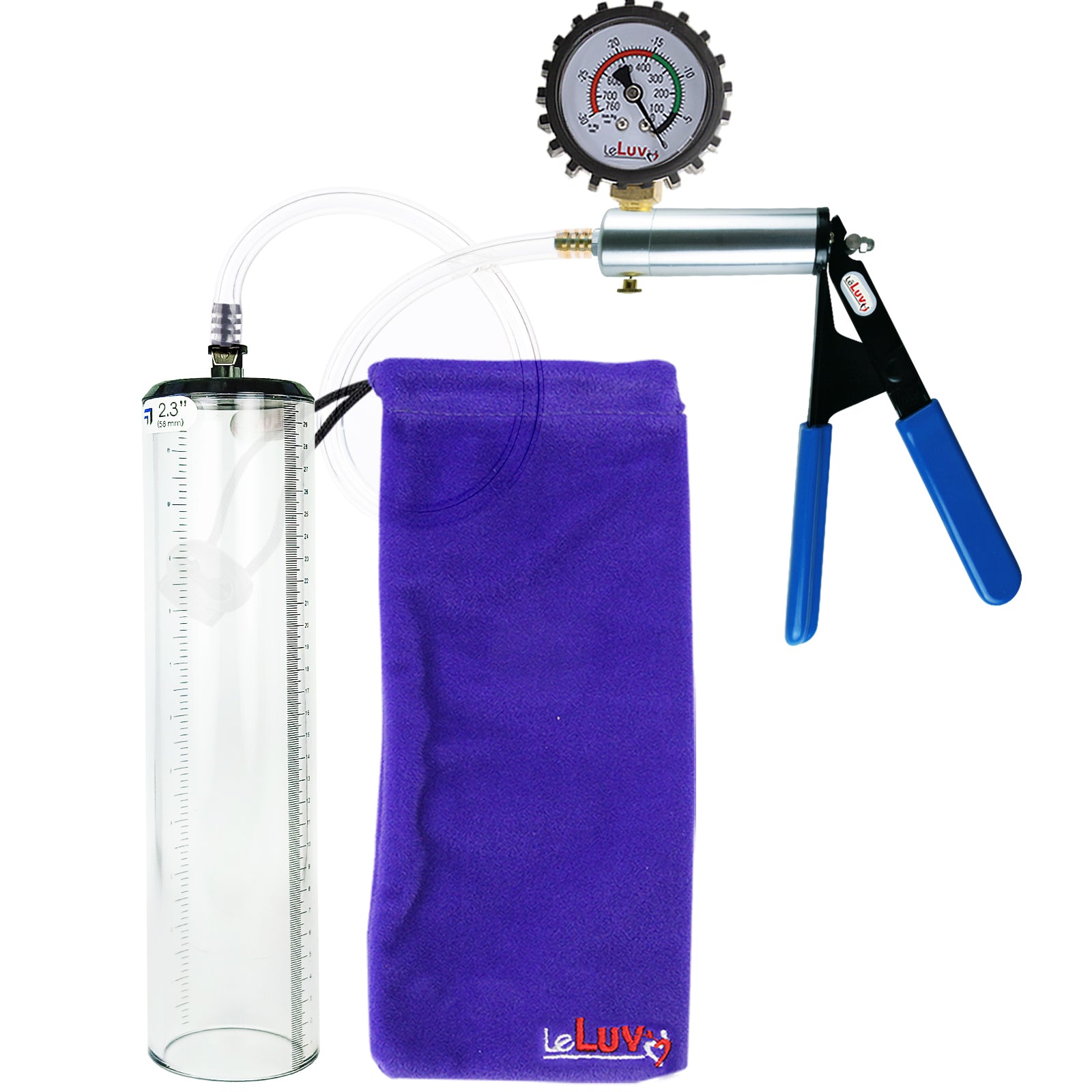 Silver & Blue + Protected Gauge / 12" x 2.3"