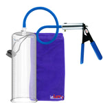Ultima Blue Silicone Grip & Hose | Penis Pump + 12" x 3.70" Cylinder