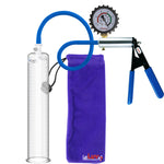 Ultima Blue Silicone Grip & Hose | Penis Pump + Protected Gauge | 12" x 2.00"