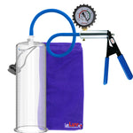 Ultima Blue Silicone Grip & Hose | Penis Pump + Protected Gauge | 9" x 3.50"