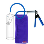 Ultima Blue Silicone Grip & Hose | Penis Pump + 9" x 2.75" Cylinder