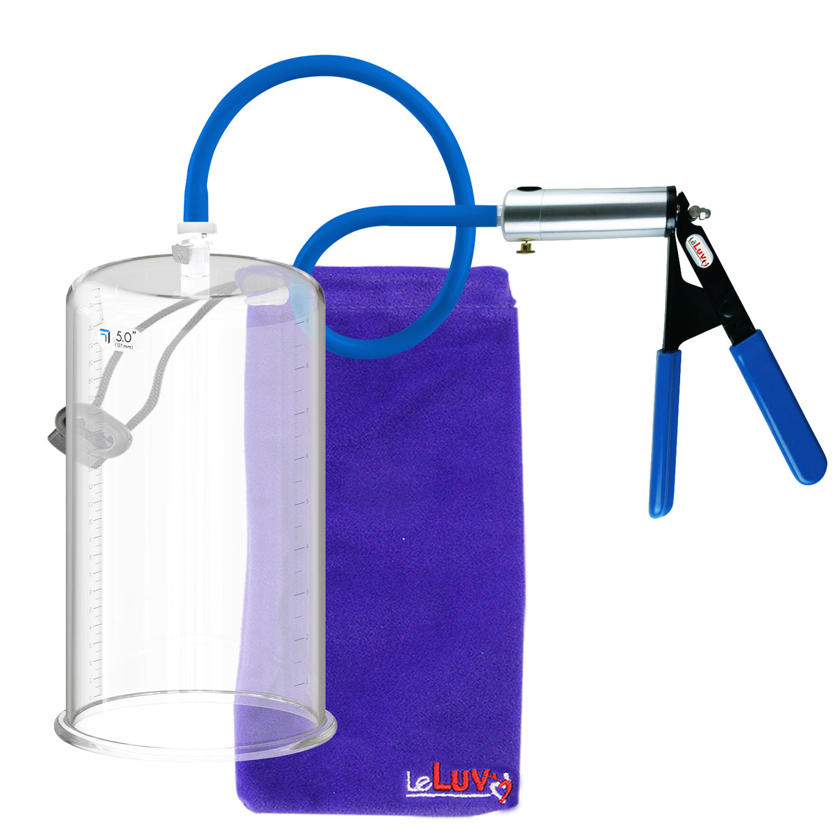 ULTIMA Blue Premium Hose Vacuum Pump 9" Length x 5.00" Cylinder Diameter
