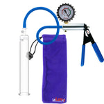 Ultima Blue Silicone Grip & Hose | Penis Pump + Protected Gauge | 9" x 1.50"