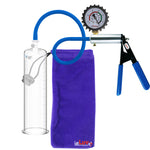 Ultima Blue Silicone Grip & Hose | Penis Pump + Protected Gauge | 9" x 2.50"