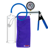 Ultima Blue Silicone Grip & Hose | Penis Pump + Protected Gauge | 9" x 2.875"