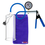 Ultima Blue Silicone Grip & Hose | Penis Pump + Protected Gauge | 9" x 3.50"