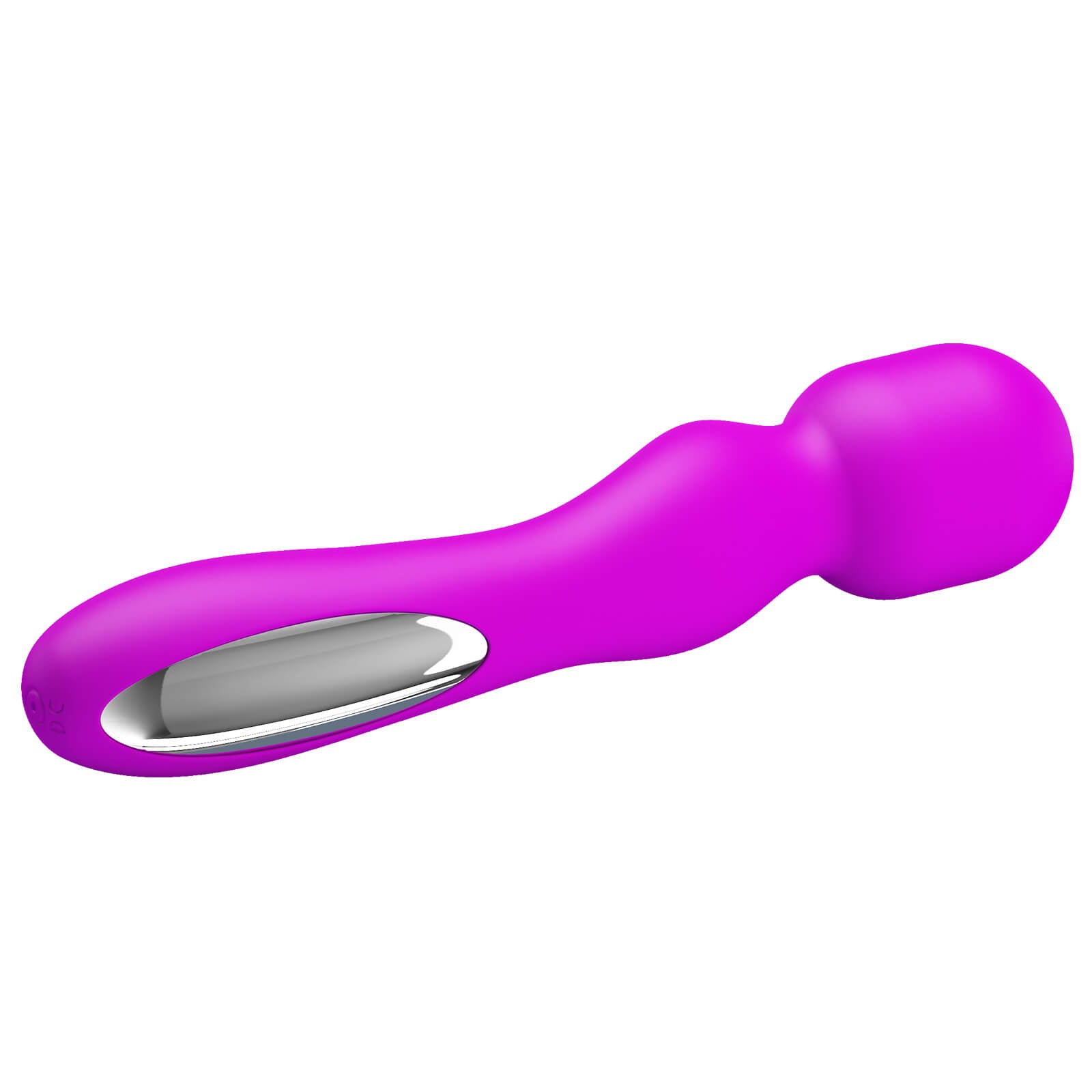 Wand Vibrator Clitoral Massager USB Rechargable Smooth Silicone Purple