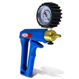 MAXI Blue Ergonomic Vacuum Pump Handle with Gauge & Soft Cover