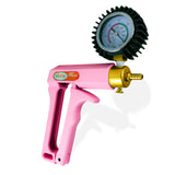 MAXI Pink Ergonomic Vacuum Pump Handle with Gauge & Soft Cover