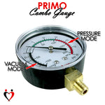 LeLuv Primo Lite Pump Handles | Small & Powerful Dual-Action Vacuum/Pressure Modes | Gauge Options