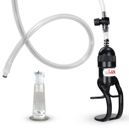 LeLuv .63 Inch 1.6 cm Small EasyOp Z Grip Clitoris Vacuum Suction Pump Hightened Sensitivity Device
