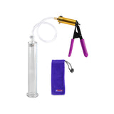 ULTIMA Purple Penis Pump Rubber Grips, Clear Hose No Accessories - Choose Cylinder Length & Diameter